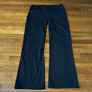 Yogalicious Lux Black Flare Yoga Pants, Large